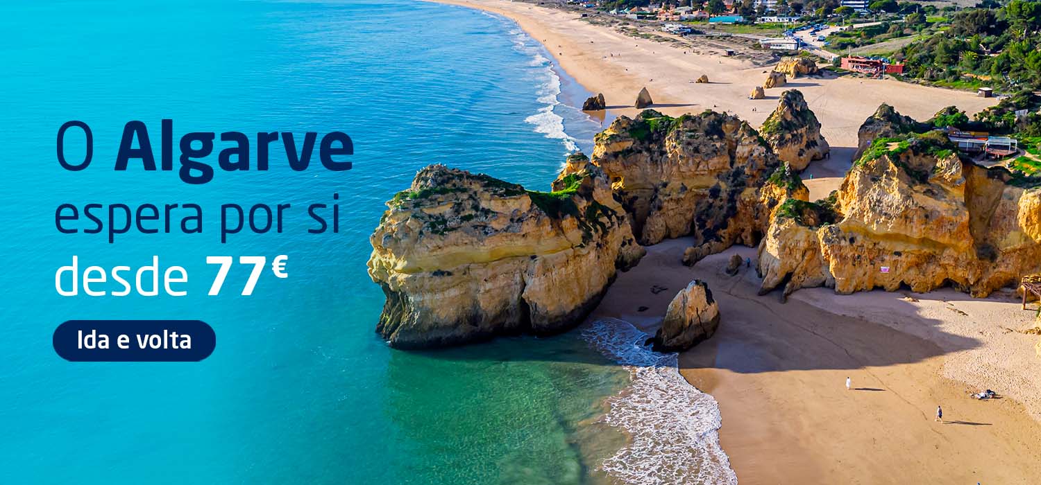 O Algarve espera por si, desde 77€ ida e volta